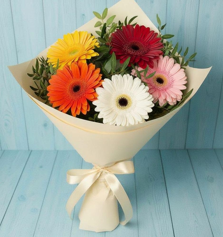 Букет цветов из: Герберы в Воробьево