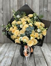 Букет цветов из:  Розы и Лизиантусы в Воробьево