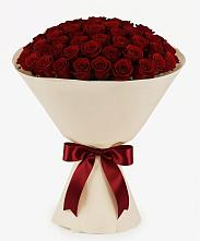 Букет 101 Бордовая роза Блэк Бакарра в Воробьево