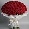 Букет 101 Красная роза Блэк Мэджик в Воробьево