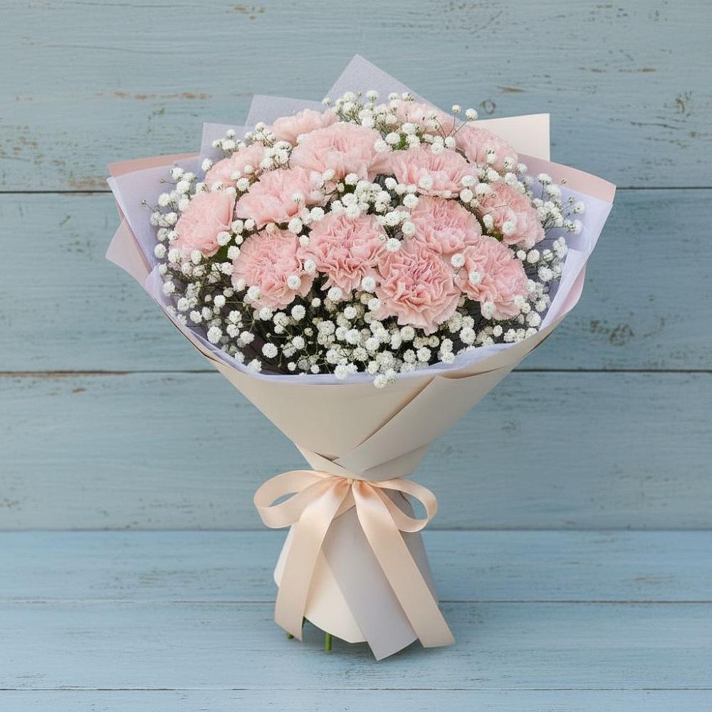 Букет цветов из: Гвоздики в Воробьево