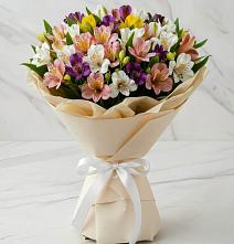Букет цветов из:  Альстромерии #REPLACE_PRED# Воробьево