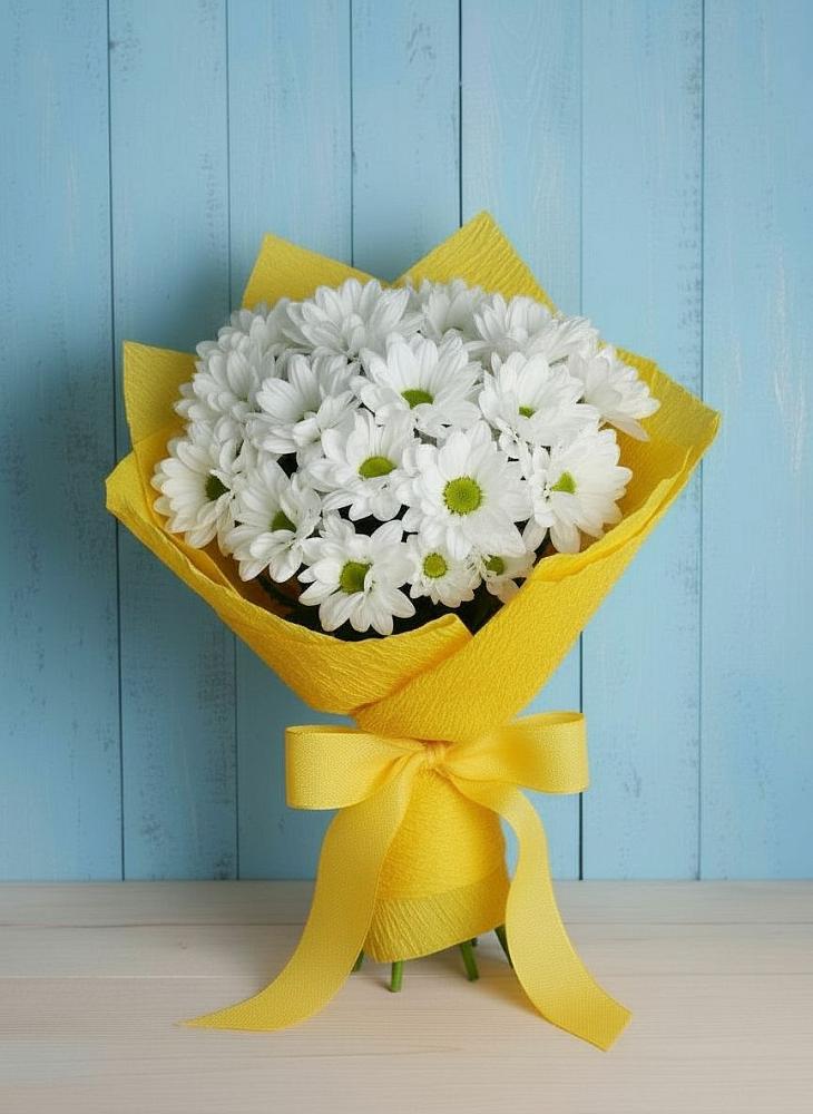Букет цветов из: Хризантемы в Воробьево