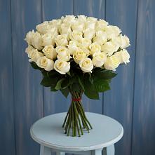 Букет 51 Белая роза Эдлесс Лав #REPLACE_PRED# Воробьево