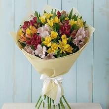 Букет цветов из:  Альстромерии в Воробьево