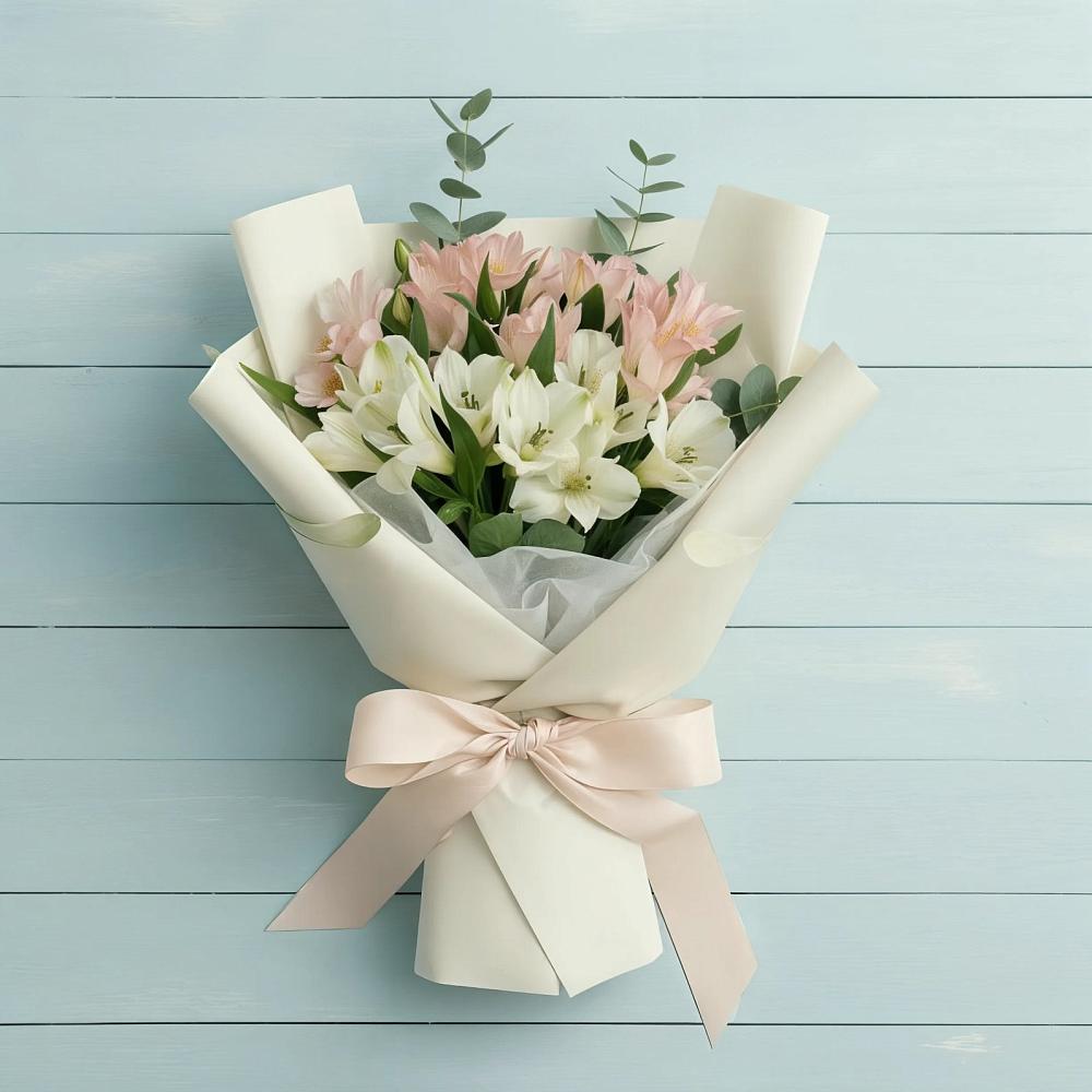 Букет цветов из: Альстромерии в Воробьево