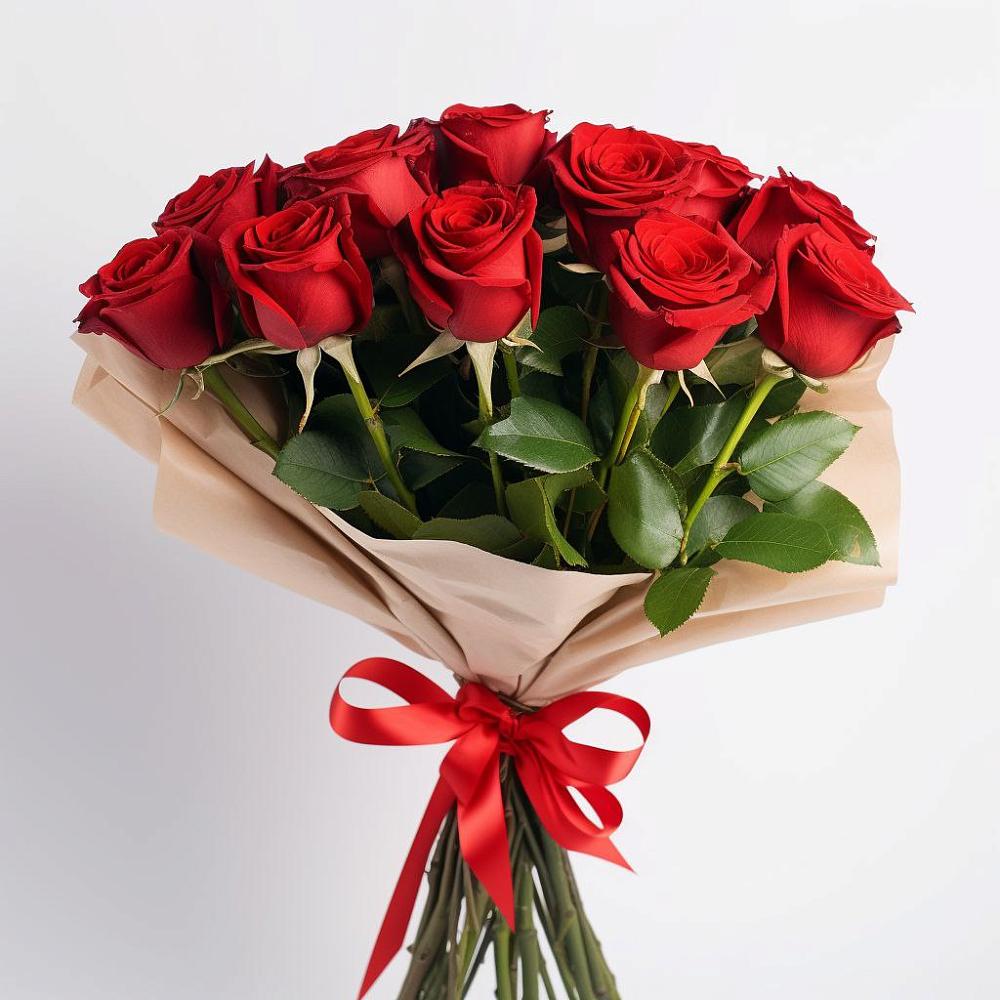 Букет 11 Красных роз Эдлесс Лав в Воробьево